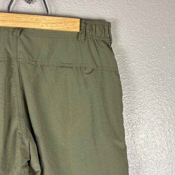 World Wide Sportsman M Green Comfort Stretch Convertible Sports Pants Shorts - Picture 5 of 10
